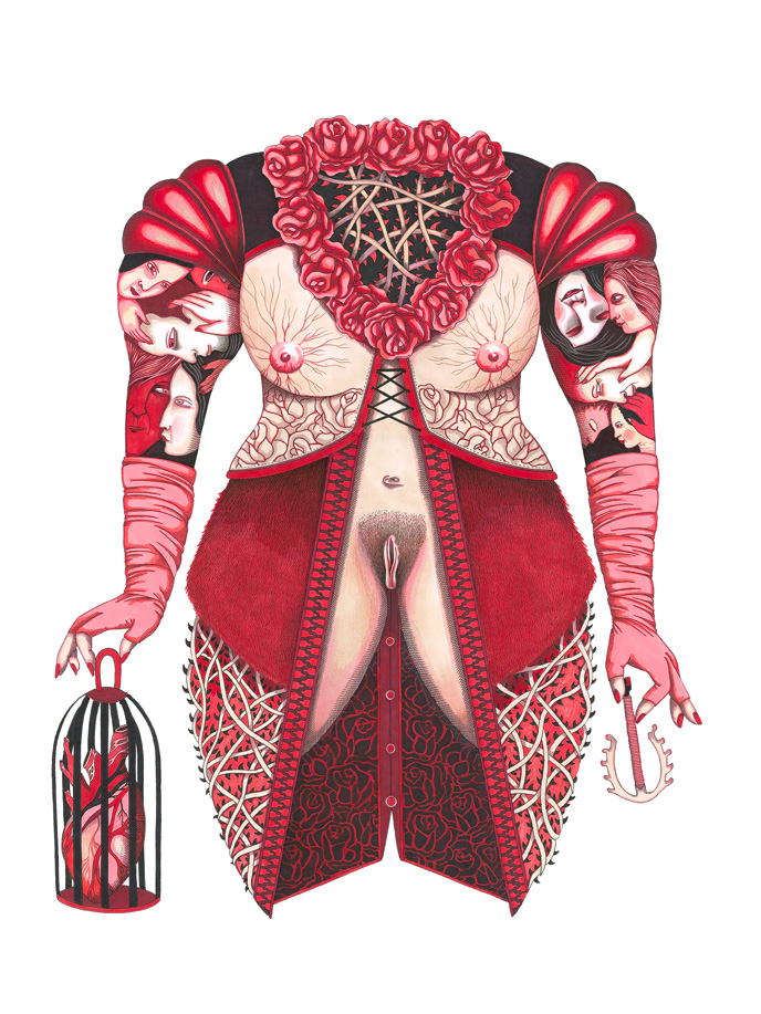 en quarantaine - Illustration du livre La garde-robe. Edition Thierry Magnier_2010